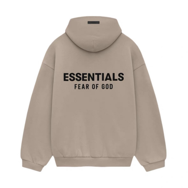 Fear of God ESSENTIALS Ink Gold Brown Hoodie